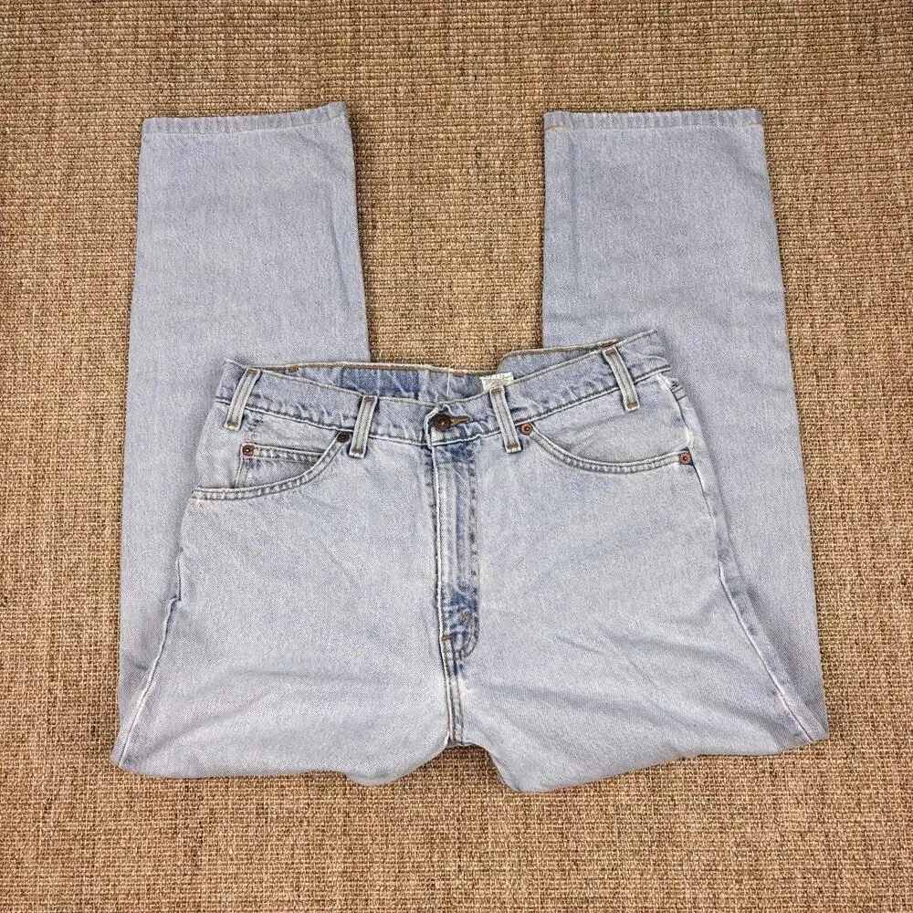 👖 Vintage Levi's 505 Orange Tab Jeans | W34 L30 | Light Wash